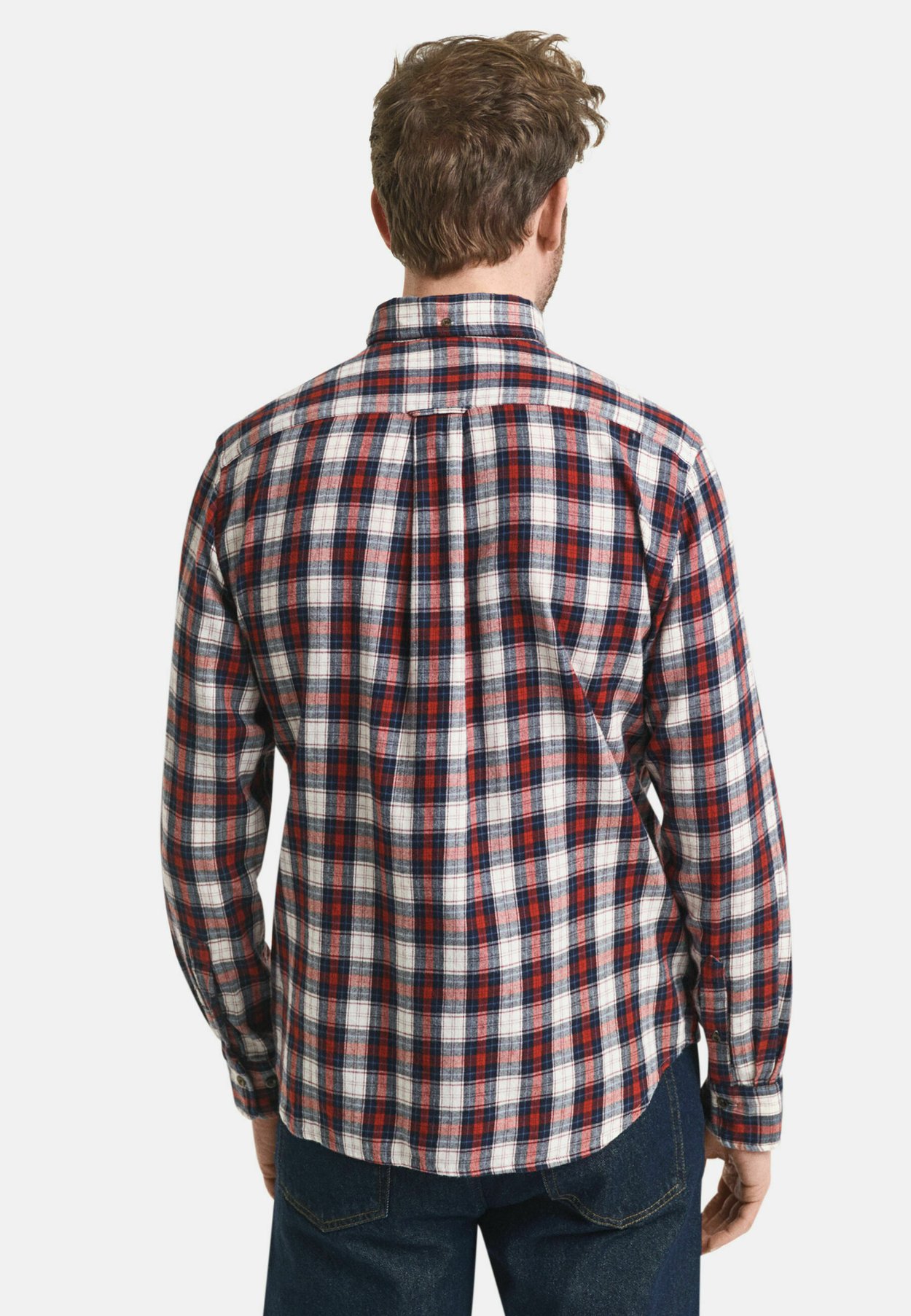 REGULAR FIT CHECKED WINDBLOWN