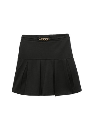 Pliceret nederdel /Nederdele med folder - black