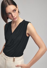 adL WITH SNAP - Blouse - black