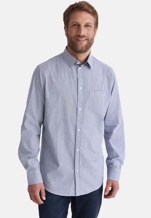 Hemd - check sky grey