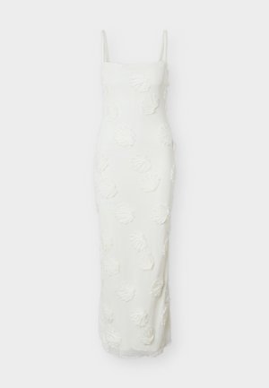 Gina Tricot, EMBROIDERY DRESS - Μάξι φόρεμα - creme