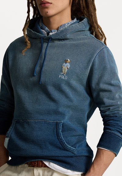 Polo Ralph Lauren POLO BEAR INDIGO FRENCH TERRY HOODIE - Sweat à capuche - dark indigo