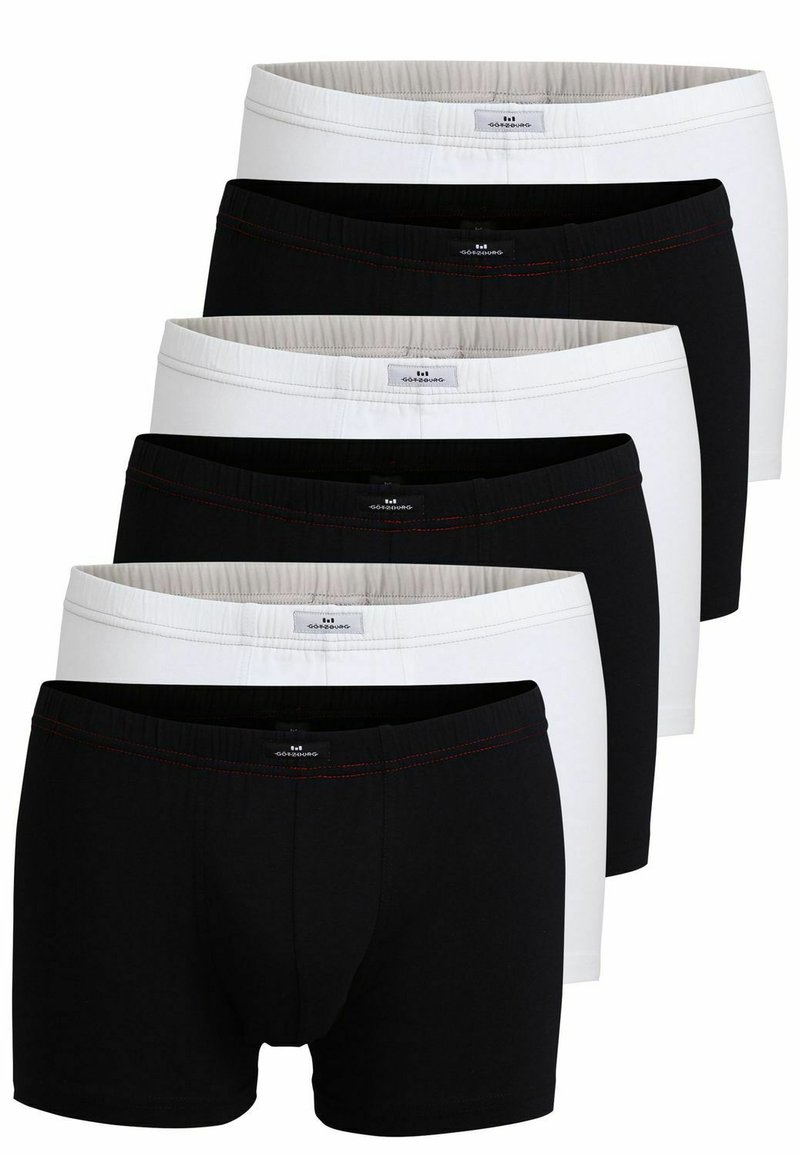 Götzburg 6 STÜCK - Trunks - schwarz/weiß