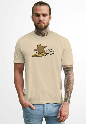 T-Shirt print - natur