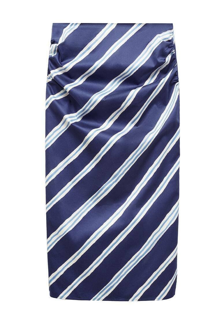 Mango Kokerrok blauw