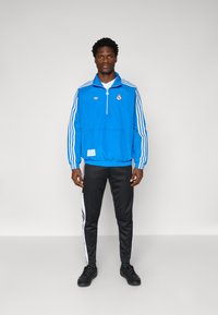 adidas Originals REAL MADRID ICON HALF ZIP JACKET - Klupska odjeća - bluebird/white