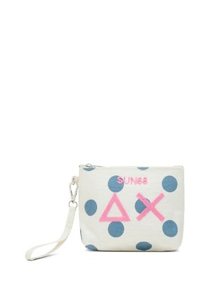 PRINTED POCHETTE - Pochette - bianco panna avio scuro