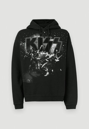 KISS RELAX FIT HOODIE - Sweatshirt - black