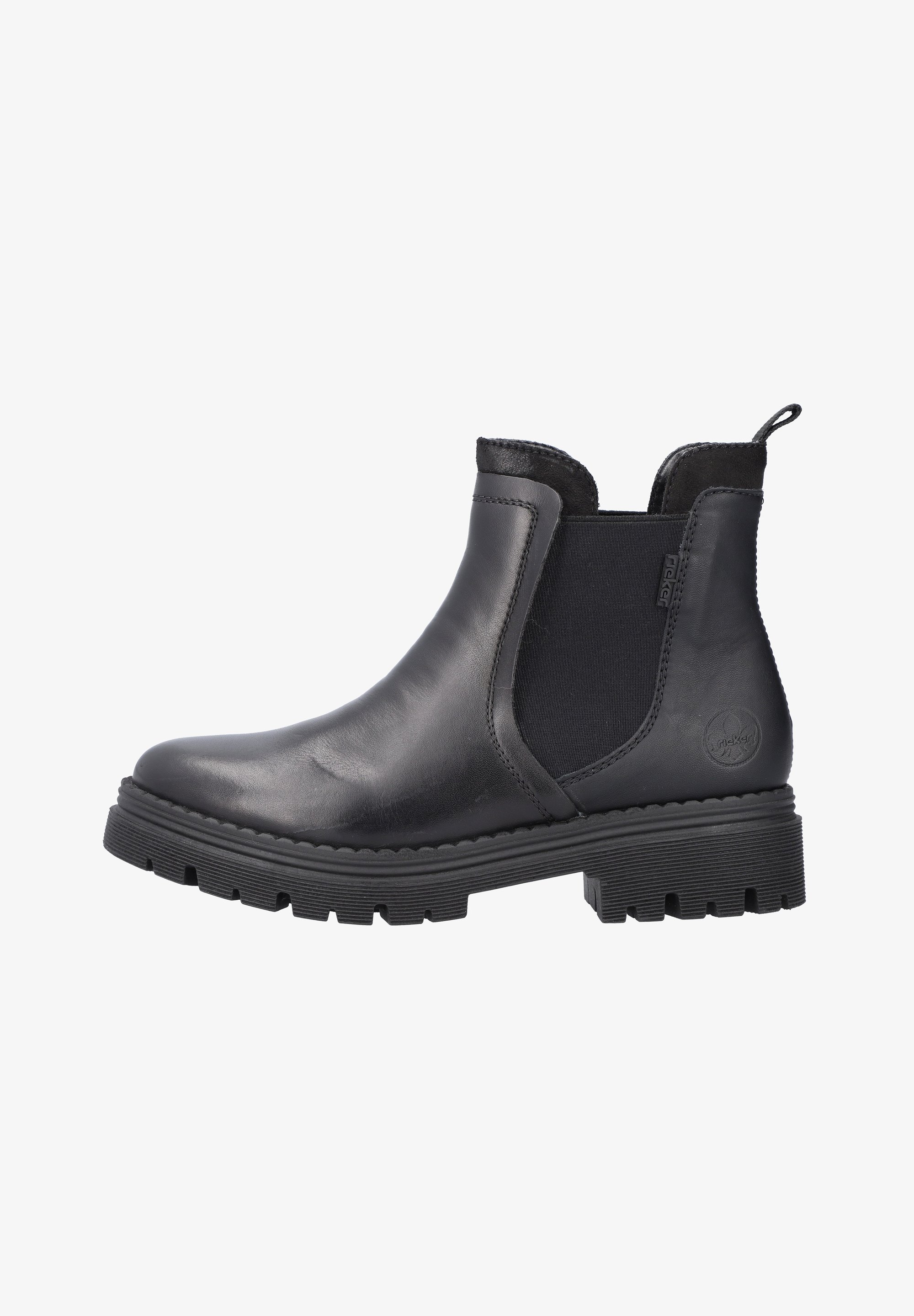 Stivaletti da donna neri comodi e isolanti Rieker 72607-00 nero Stivaletti da donna neri comodi e isolanti Rieker 72607-00 nero