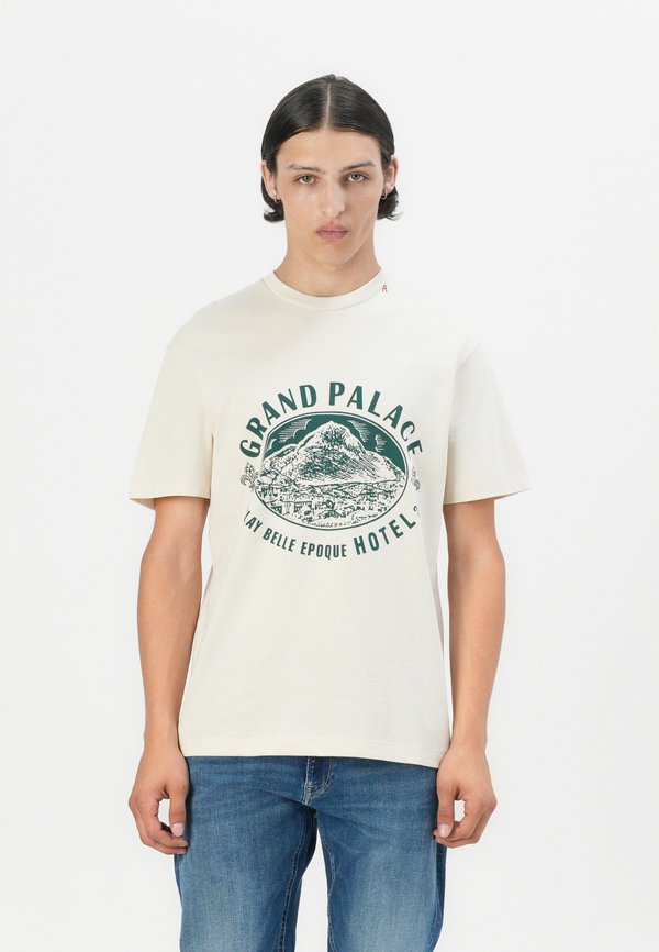 ST MORITZ - Print T-shirt - natural rope