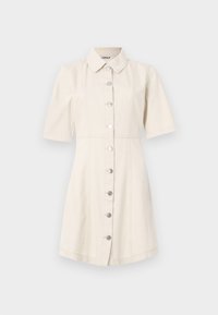 ONLSILLA SHORT BUTTON DRESS - Dongerikjole - ecru
