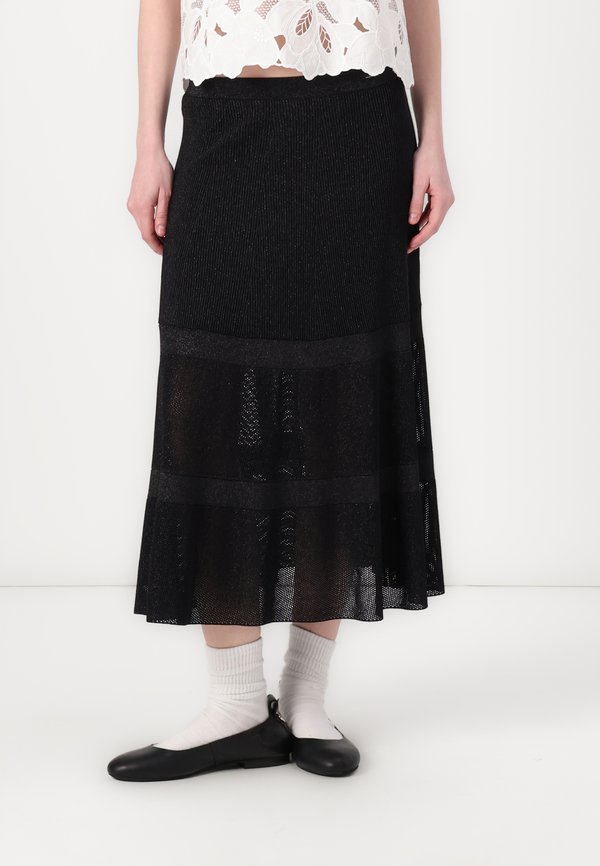 A-line skirt - nero