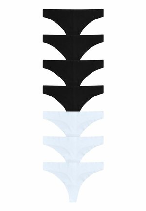 THE SET 7 PACK  - Tanga - black white