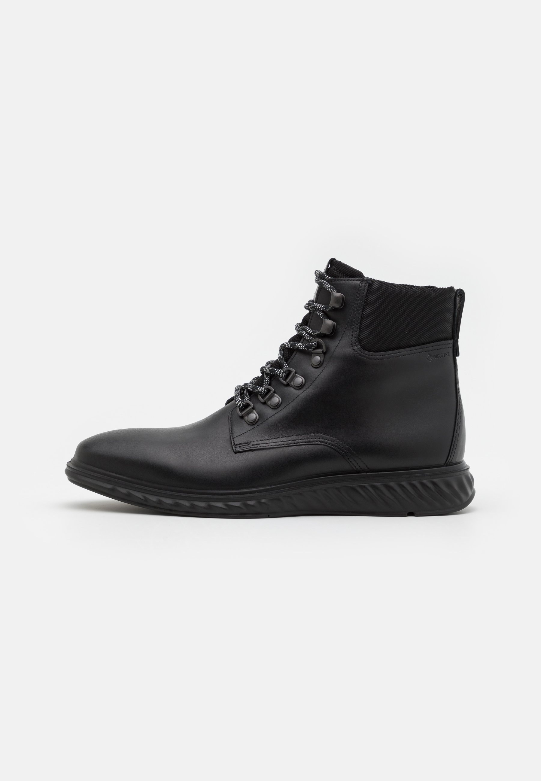 ECCO ST.1 HYBRID LITE - Lace-up ankle boots - black black/black - Zalando.de