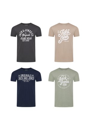 4 PACK - PRINT T-SHIRT - JJLINO - Print T-shirt - pack