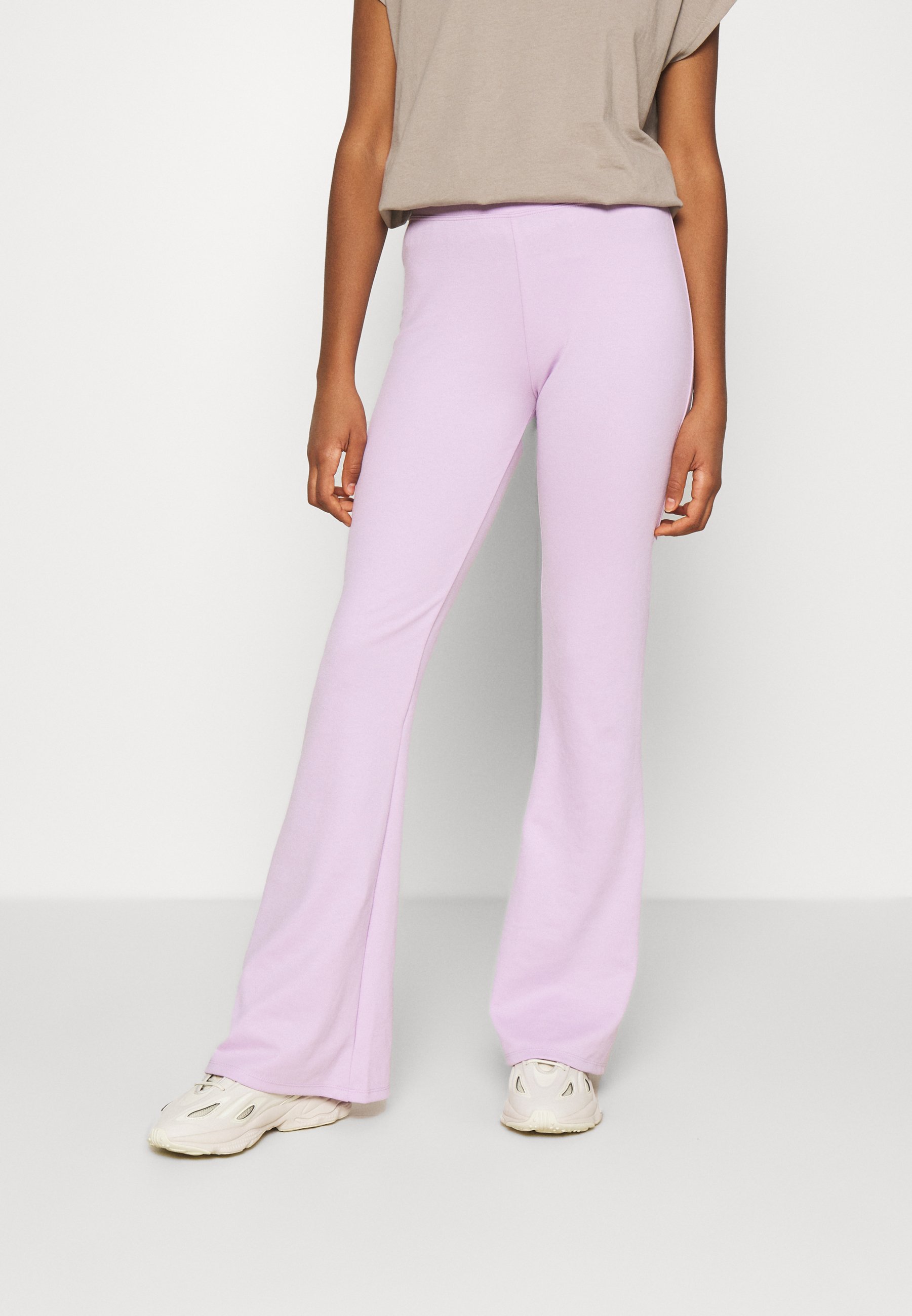 ONLY ONLFEVER NEW FLARED PANTS - Broek - orchid bloom/lila - Zalando.nl