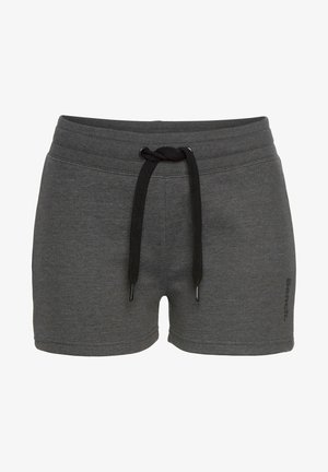 Bench Shorts - anthrazit-meliert-schwarz
