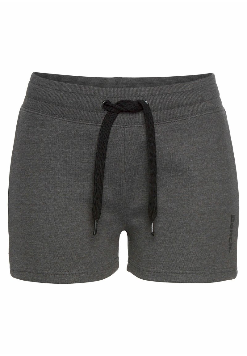 Bench Shorts - anthrazit-meliert-schwarz