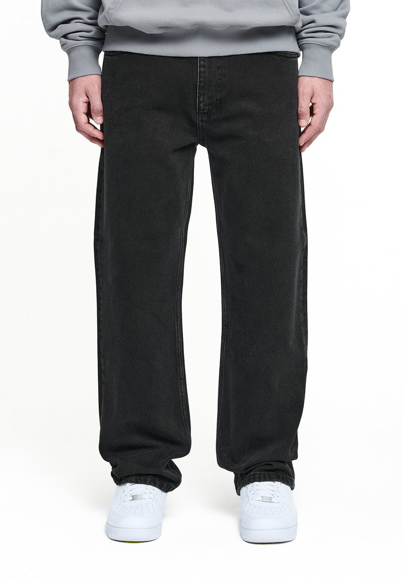 Pegador - BAURES  - Egyenes szárú farmer - washed black, Nagyítás