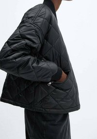 Mango Bomberjakke - black