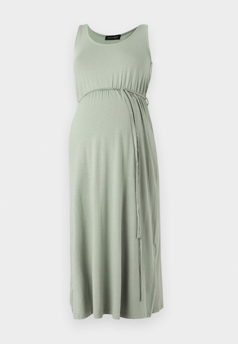 Anna Field MAMA Jerseyjurk groen Anna Field MAMA Jerseyjurk groen