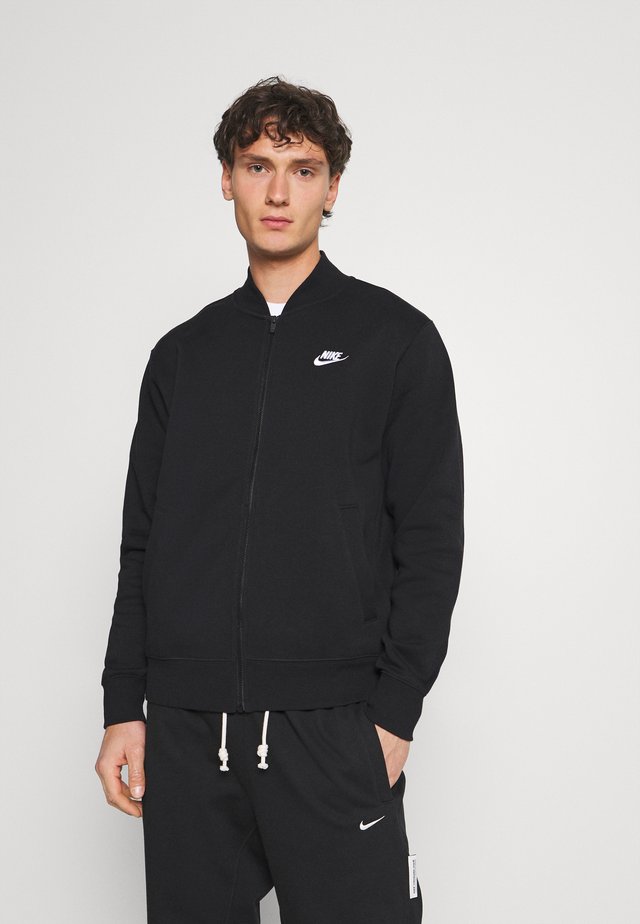 M NSW CLUB - veste en sweat zippée - black/white