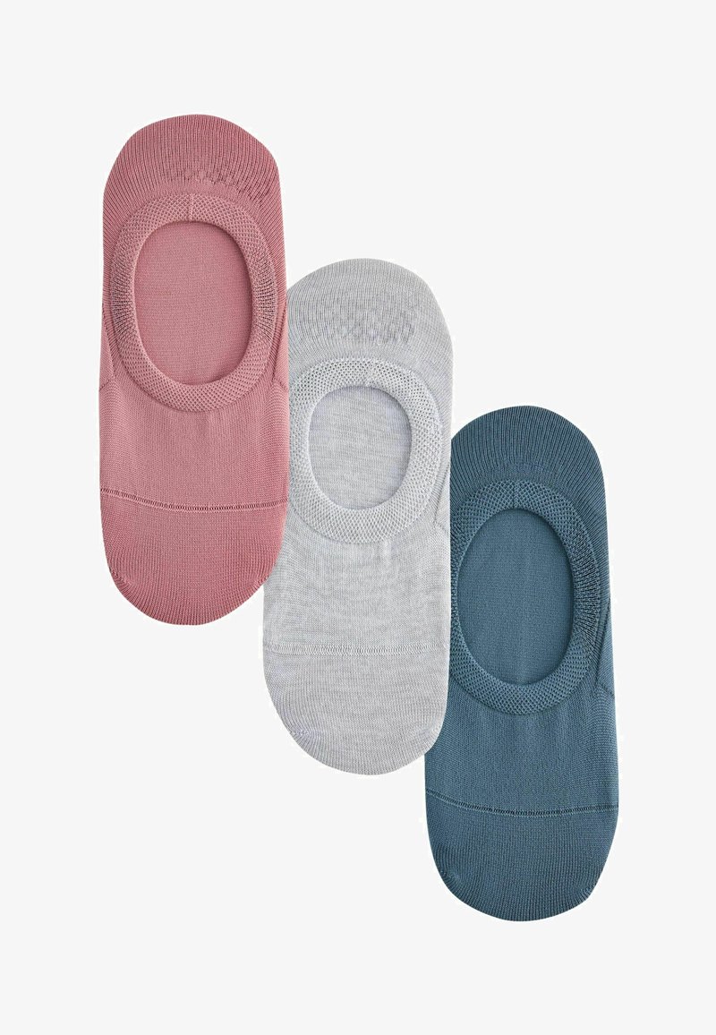 Next 3 PACK - REGULAR FIT - Füßlinge - pink grey blue