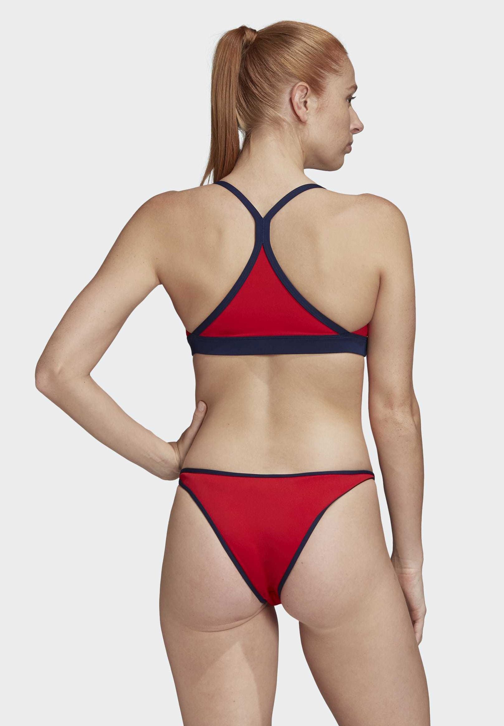 red adidas bikini