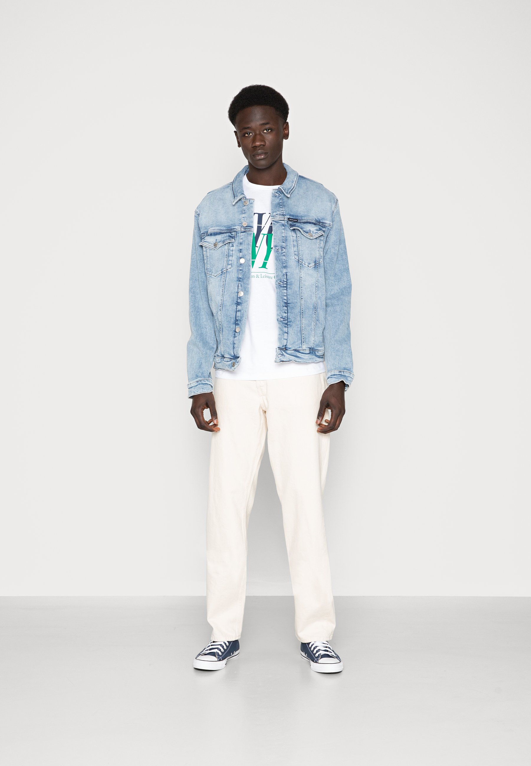 ARKET Straight leg jeans - beige 