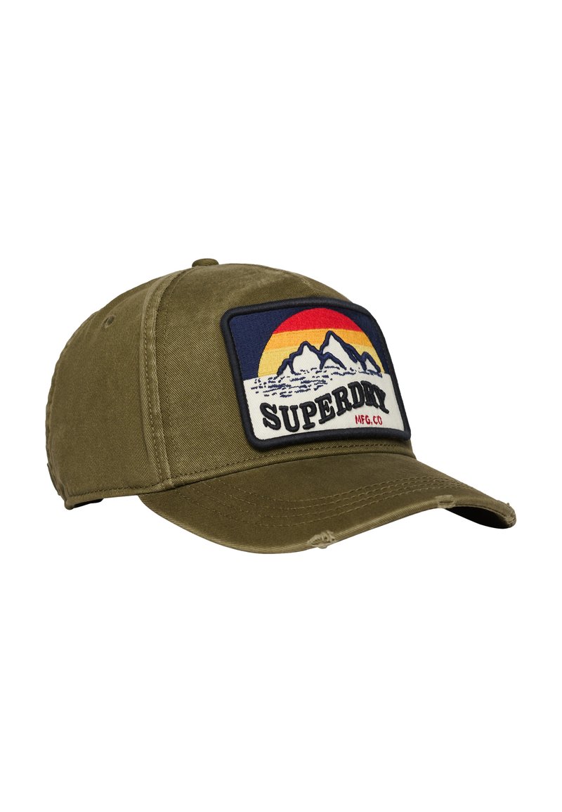 Superdry & Co GRAPHIC  TRUCKER - Gorra - vintage khaki