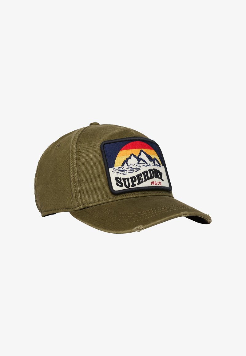 Superdry & Co GRAPHIC TRUCKER - Gorra - vintage khaki