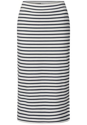 Street One Studio, MIDI SKIRT WITH STRIPED PATTERN, mleczny