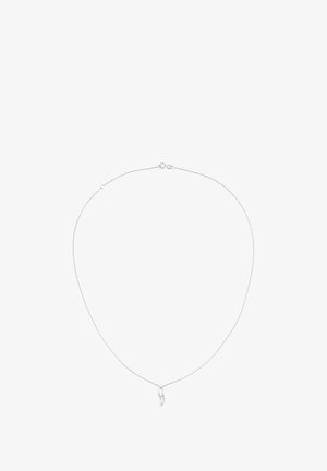 Sidabrinė grandinėlė su mažu, pakabuko tipo žavesiu minimalistiniame dizaine. Paviršius lygus, su elegantiška išvaizda.
