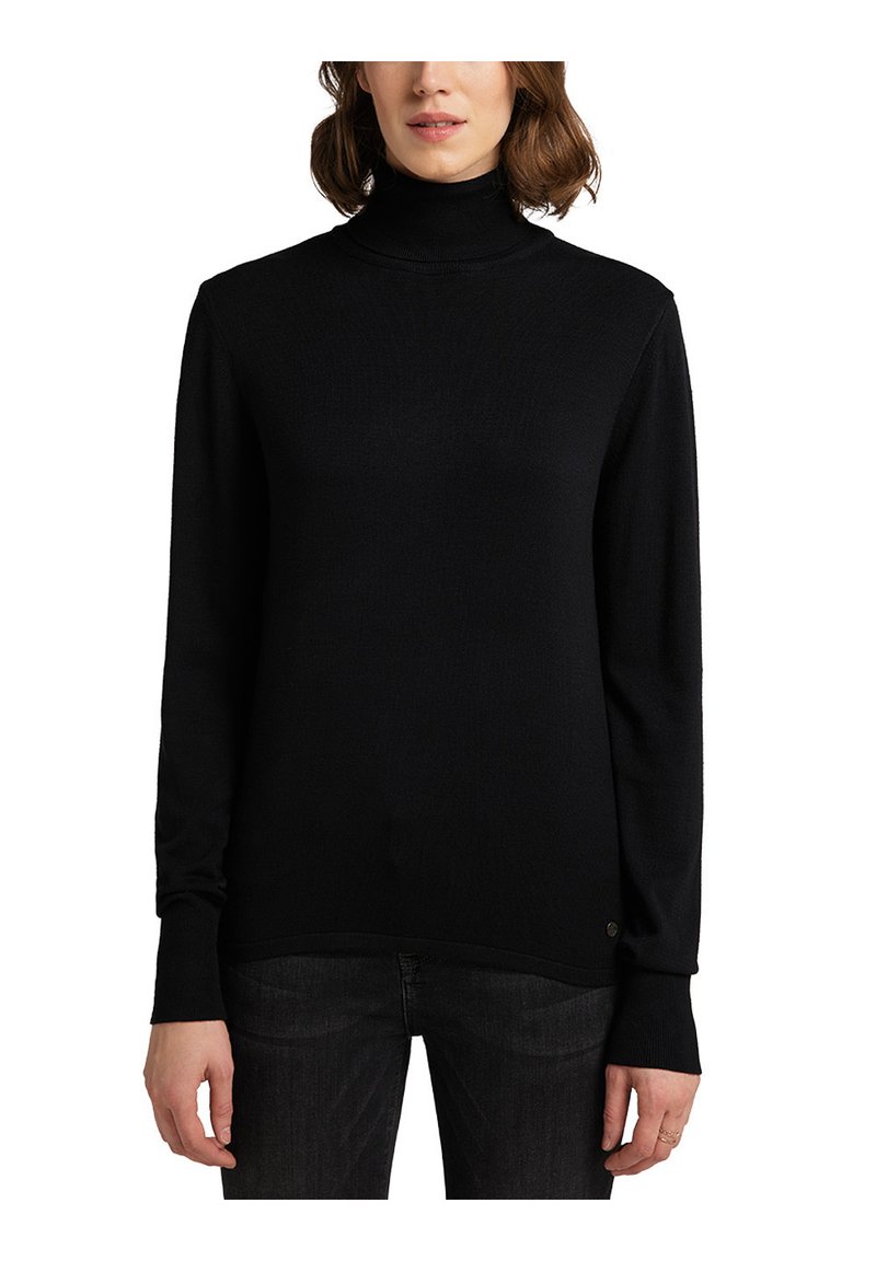 Damen Strickjacken | Mustang Strickpullover schwarz - NM16886 Damen Strickjacken | Mustang Strickpullover schwarz - NM16886