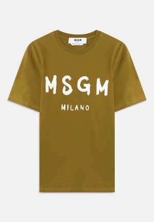 T-shirt print - olive green