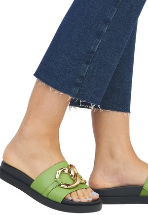 Rieker Sport Mules - grün