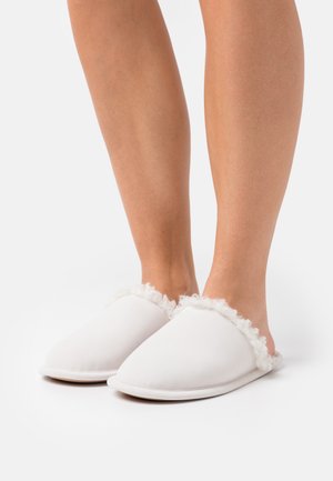 Pantolette flach - ivory