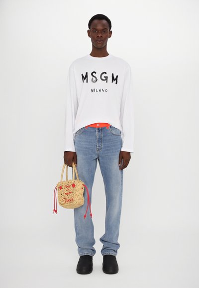 MSGM T-shirt à manches longues - optical white