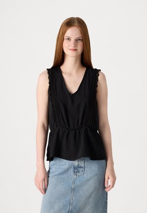 PEPLUM  - Bluse - black
