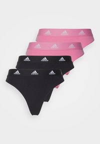 adidas Sportswear THONG 4 PACK - String - black/pink/zwart - Zalando.nl