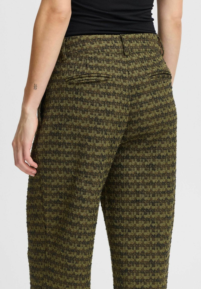 ICHI IHKATE MOSLEY PA2 - Trousers - mayfly stripe jacquard  