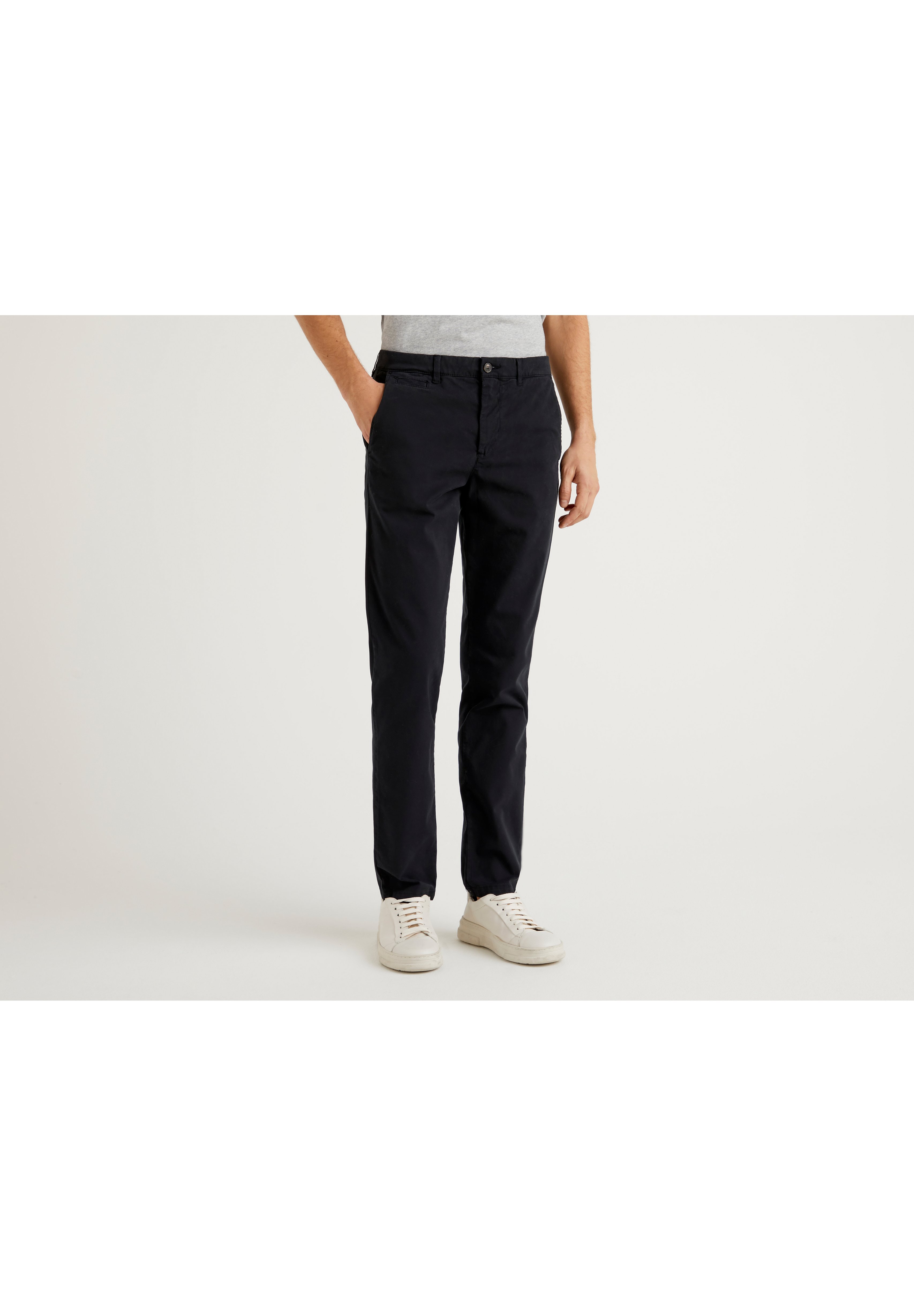 Pantalon Chino United Colors Of Benetton - Taille 38 - Marron - Neuf Sans étiquettes
