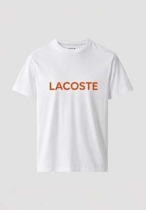 Lacoste, LACOSTE LOUNGEWEAR T-SHIRT 1IZ - Camiseta estampada - blanco