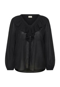 FRILL - Bluza s gumbima - black deep