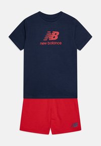 New Balance STACKED LOGO TEE SET - Shorts - team red