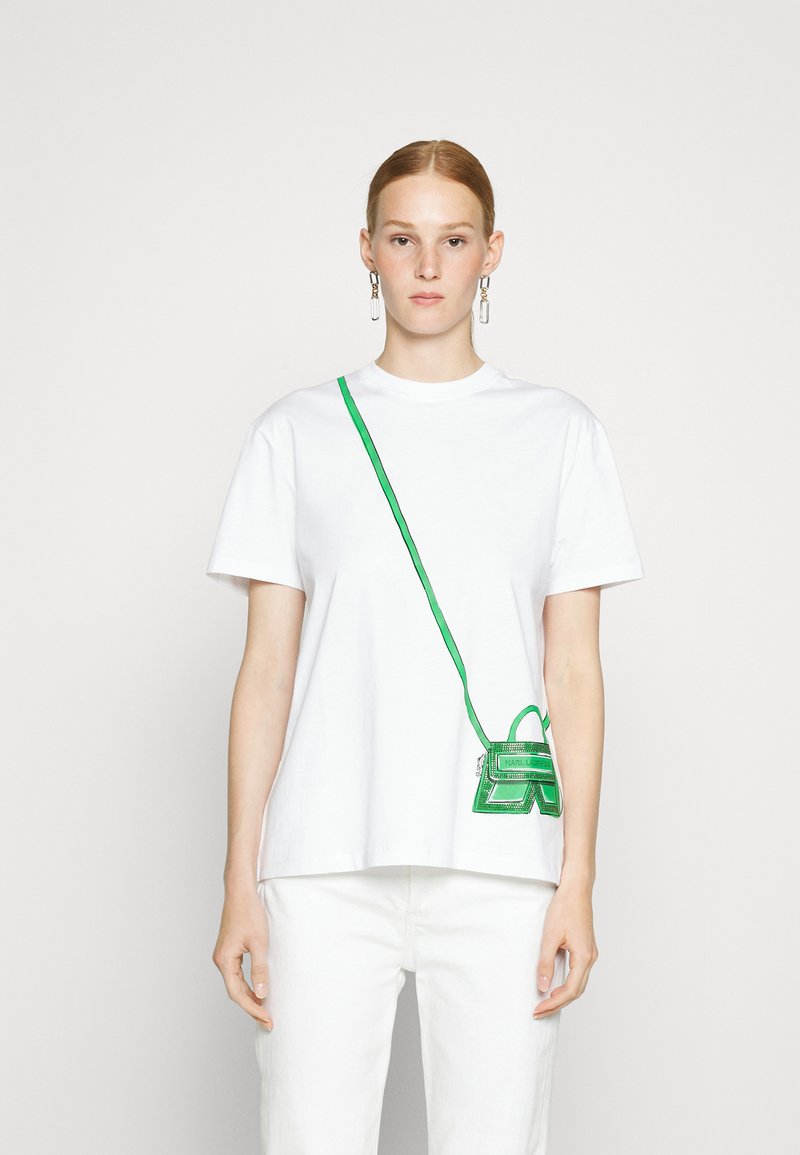 Karl Lagerfeld Tshirt Bag Log White main image 0