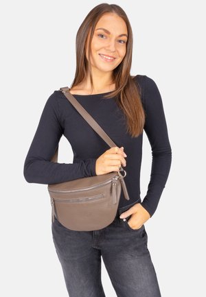Seasons of April, ELLA CROSSBODY BAG SIZE L - Umhängetasche - dark taupe