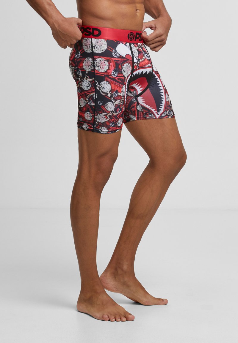 Boxer Uomo PSD Joker Wanted – Collaborazione DC, Tessuto Tecnico Elasticizzato, Taschino MicroMesh Traspirante, Vita 18 Cm