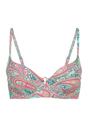 Bikini-Top - mint bedruckt