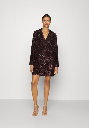 Samsøe Samsøe FELICIA DRESS  - Koktailové šaty/večierkové šaty - mole